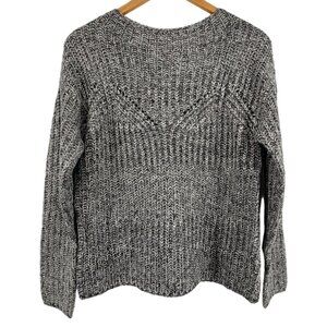 Anthropologie Endless Rose Women's Knit Sweater XS Black & White Acrylic Blend N